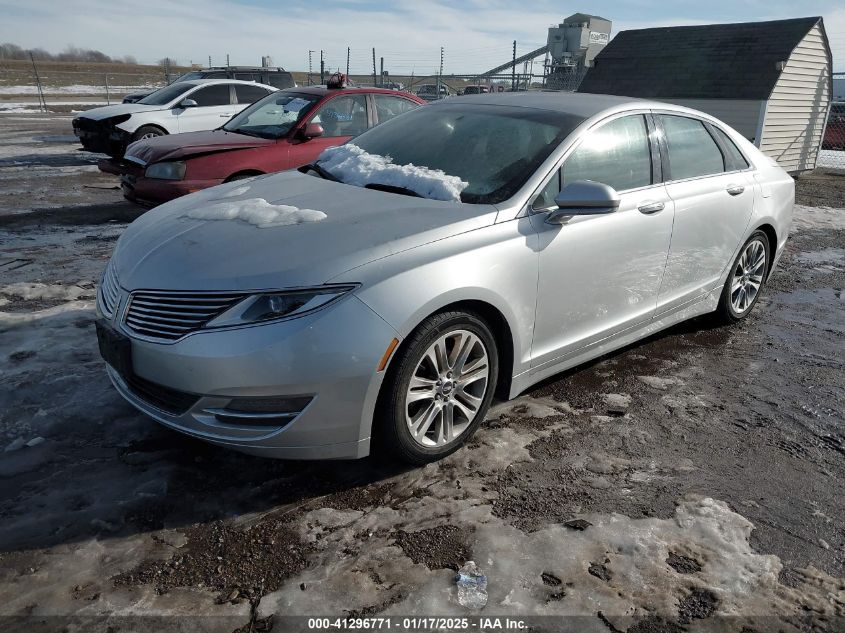 VIN 3LN6L2G99ER825605 2014 LINCOLN MKZ no.2