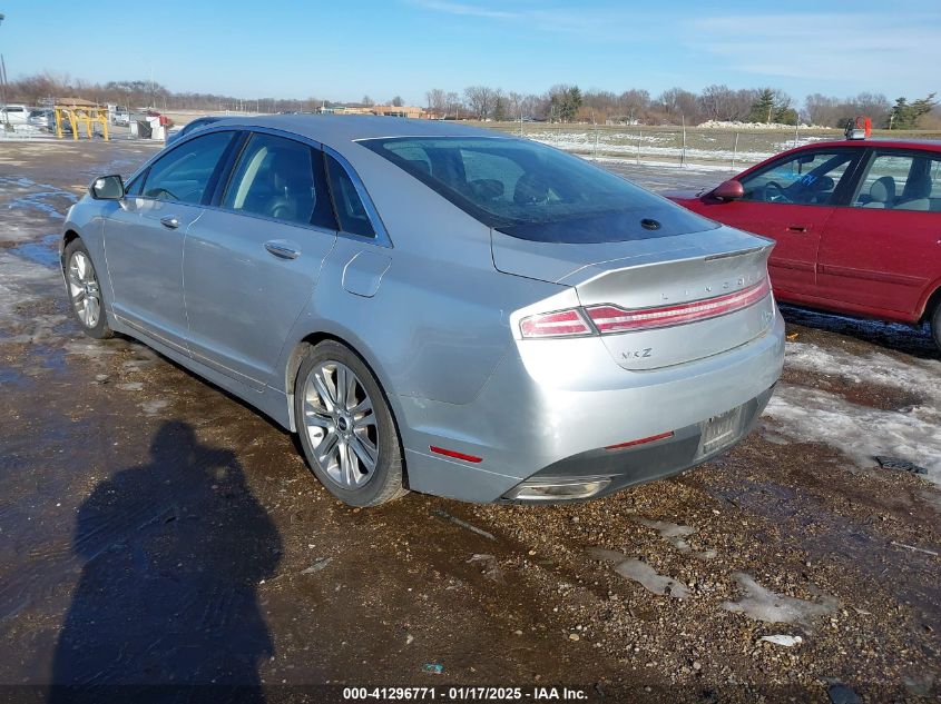 VIN 3LN6L2G99ER825605 2014 LINCOLN MKZ no.3