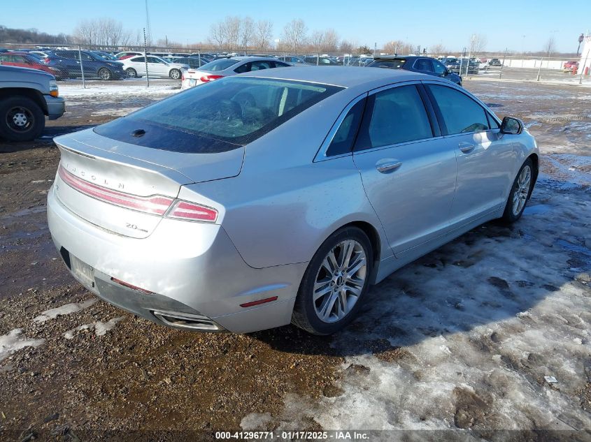 2014 LINCOLN MKZ VIN: 3LN6L2G99ER825605
