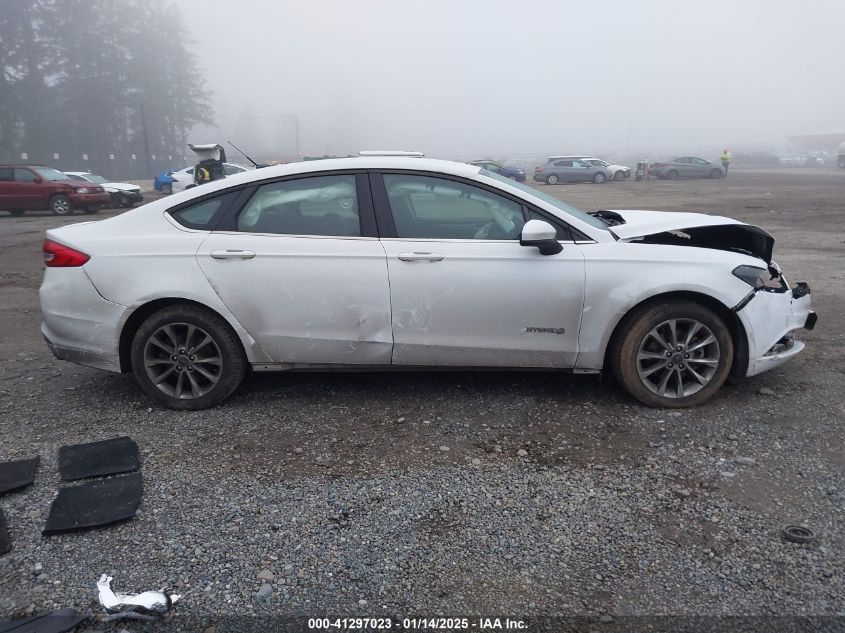 VIN 3FA6P0LU5HR387876 2017 Ford Fusion, Hybrid SE no.14