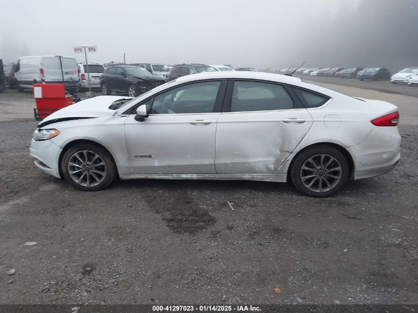 VIN 3FA6P0LU5HR387876 2017 Ford Fusion, Hybrid SE no.15