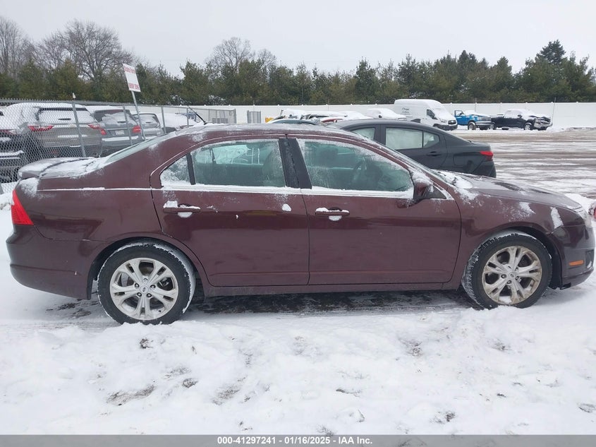 2012 FORD FUSION SE FWD VIN: 3FAHP0HA9CR191455