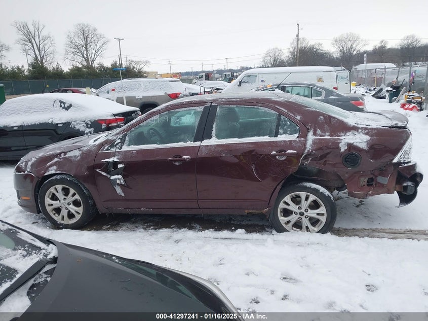 2012 FORD FUSION SE FWD VIN: 3FAHP0HA9CR191455