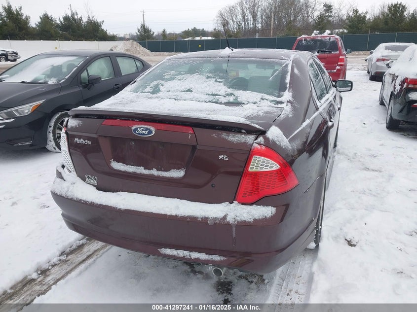 2012 FORD FUSION SE FWD VIN: 3FAHP0HA9CR191455