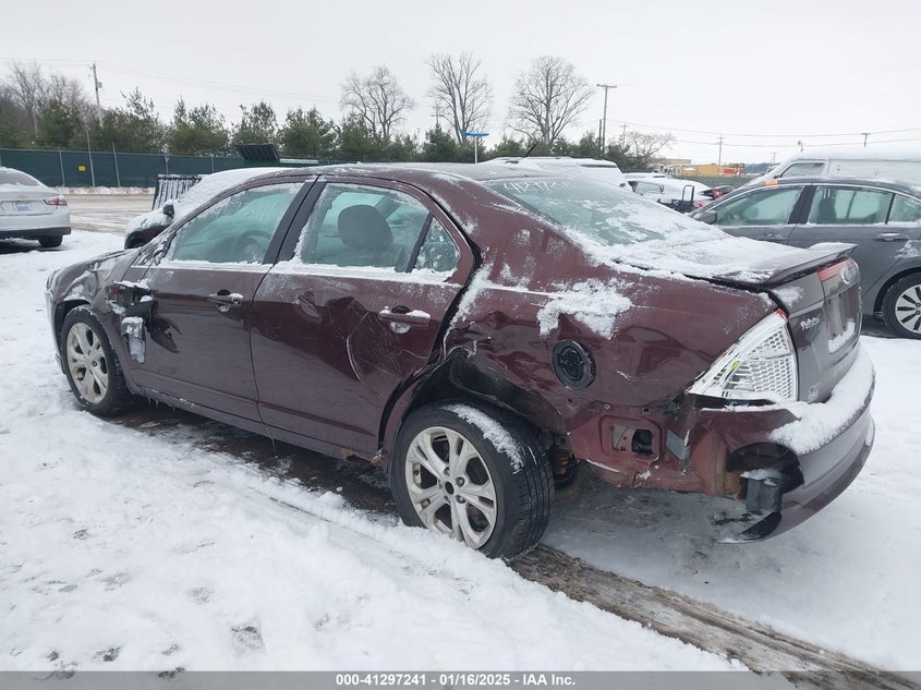 2012 FORD FUSION SE FWD VIN: 3FAHP0HA9CR191455