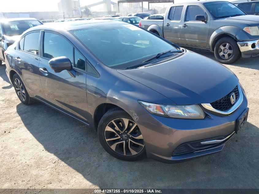 VIN 19XFB2F89FE256554 2015 Honda Civic, EX no.1