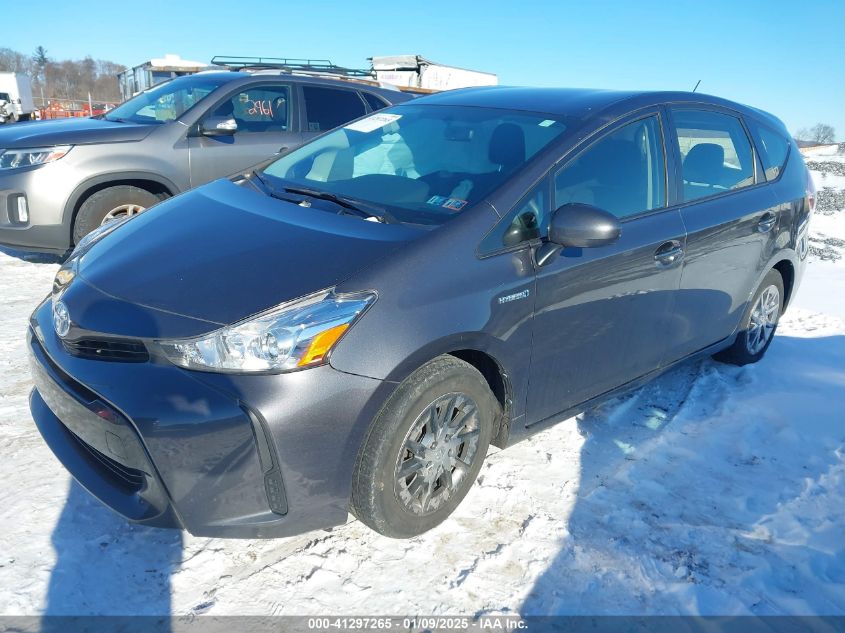 VIN JTDZN3EU9GJ052592 2016 Toyota Prius, V Two no.2