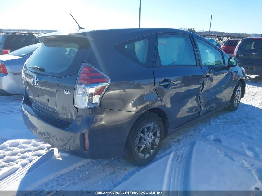 VIN JTDZN3EU9GJ052592 2016 Toyota Prius, V Two no.4