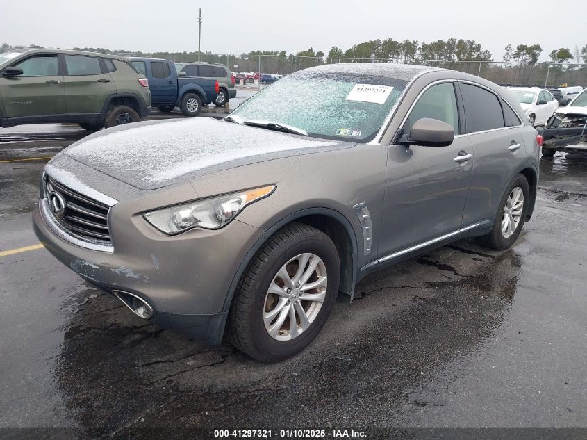 VIN JN8CS1MW7DM174470 2013 Infiniti FX37 no.2