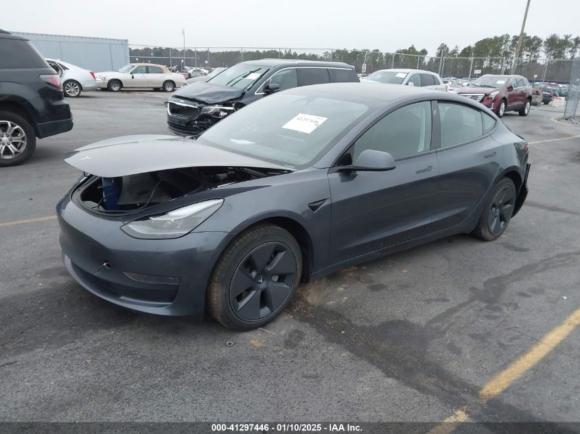 VIN 5YJ3E1EA9PF669174 2023 TESLA MODEL 3 no.2