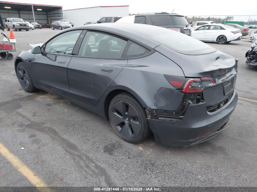 VIN 5YJ3E1EA9PF669174 2023 TESLA MODEL 3 no.3