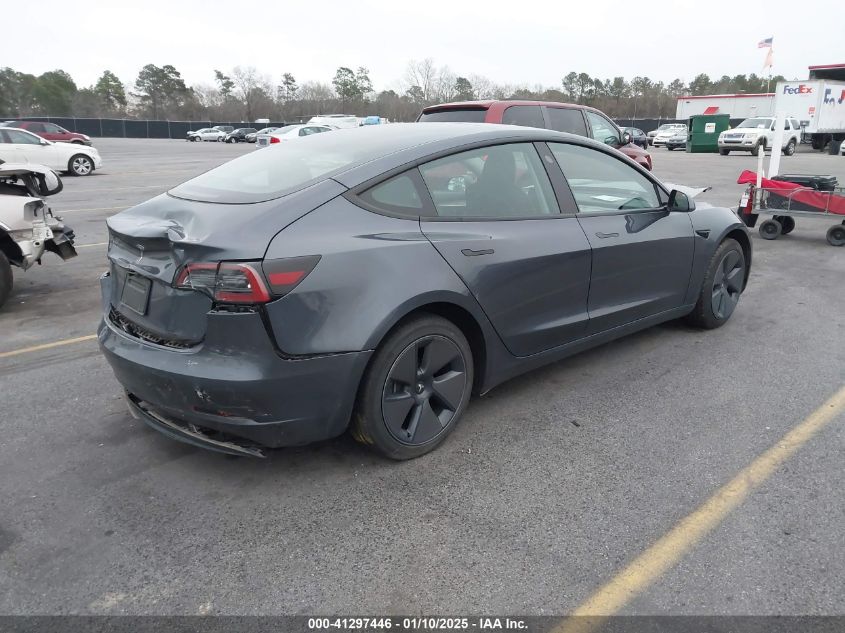 VIN 5YJ3E1EA9PF669174 2023 TESLA MODEL 3 no.4