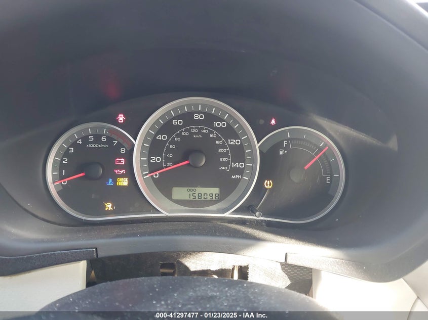 2009 SUBARU IMPREZA VIN: JF1GH63689G801814