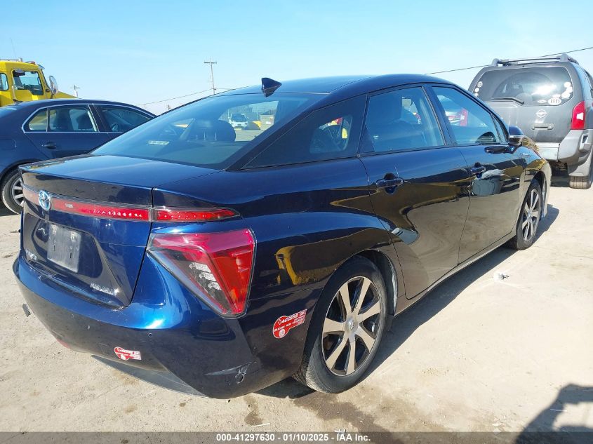 VIN JTDBVRBD8HA002213 2017 TOYOTA MIRAI no.4