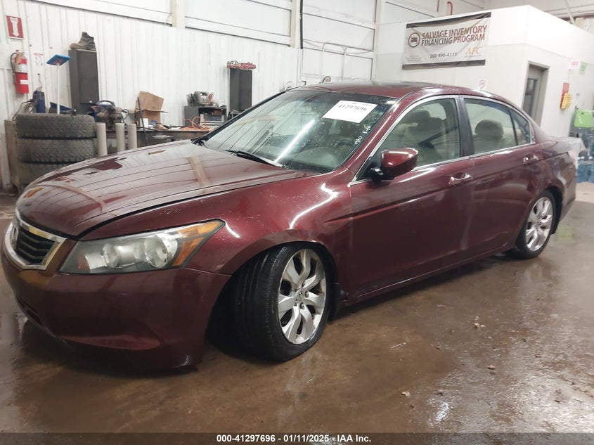 2008 HONDA ACCORD VIN: 1HGCP26858A004778