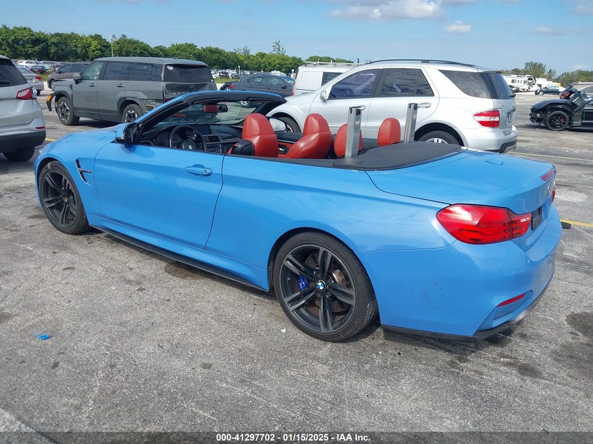 Vin: wbs3u9c30hp971166, lot: 41788086, bmw m4 20173