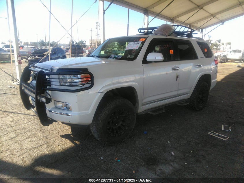 Vin: jtebu5jrxa5002622, lot: 41788115, toyota 4runner limited v6 20102