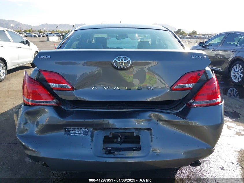 2006 TOYOTA AVALON VIN: 4T1BK36B86U140565