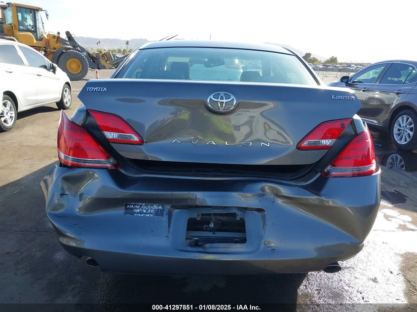 2006 TOYOTA AVALON VIN: 4T1BK36B86U140565