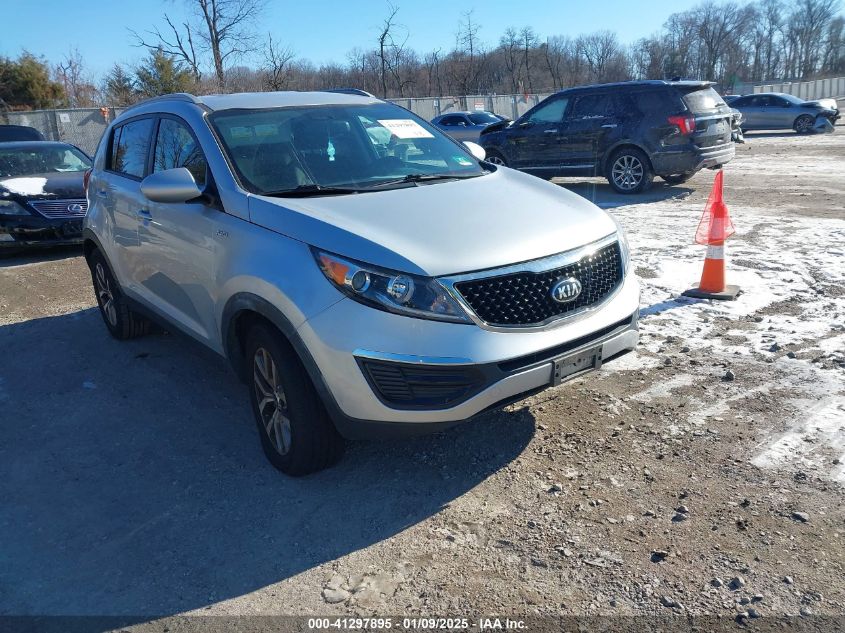 VIN KNDPBCAC6G7873482 2016 KIA Sportage, LX no.1