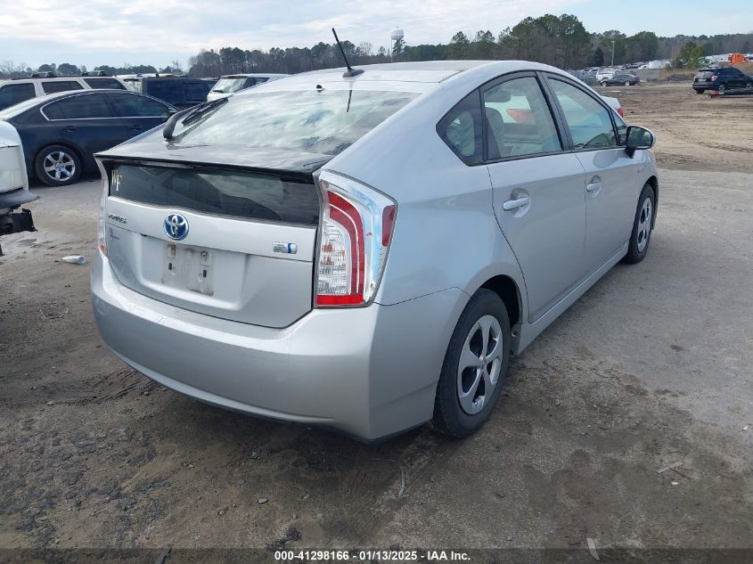 VIN JTDKN3DU4E1762080 2014 Toyota Prius no.4