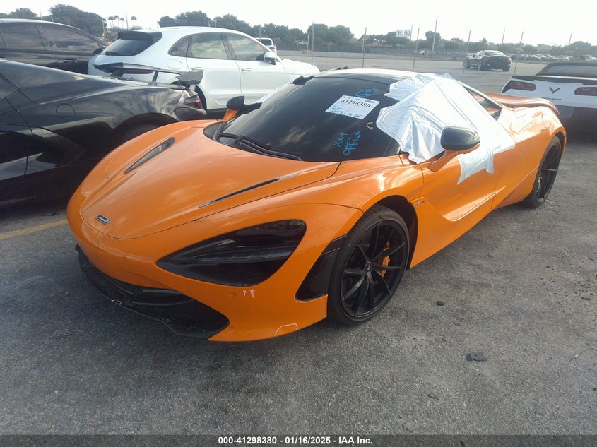 Vin: sbm14fca4mw006247, lot: 41788764, mclaren 720s luxury /performance / 20212