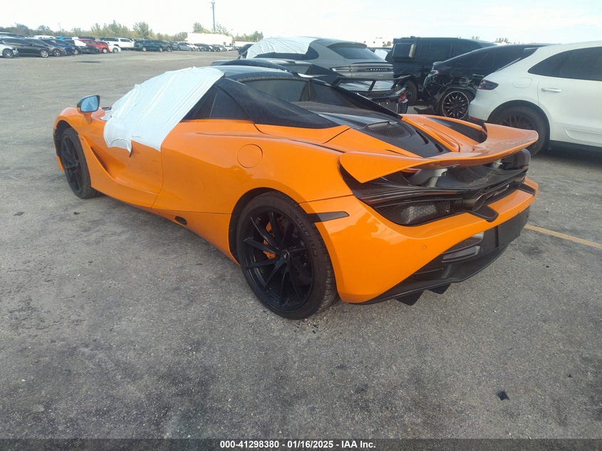 Vin: sbm14fca4mw006247, lot: 41788764, mclaren 720s luxury /performance / 20213