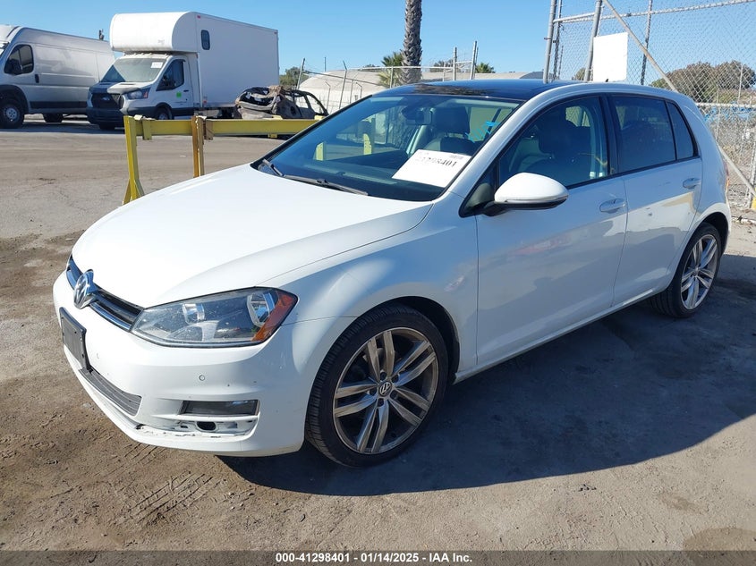 2015 VOLKSWAGEN GOLF TDI SEL 4-DOOR - 3VW2A7AU8FM073328