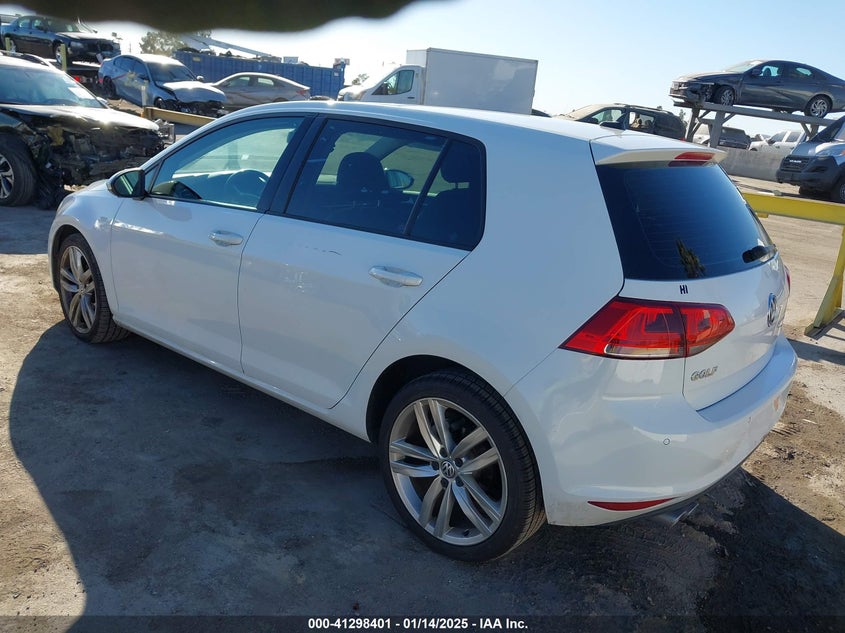2015 VOLKSWAGEN GOLF TDI SEL 4-DOOR - 3VW2A7AU8FM073328