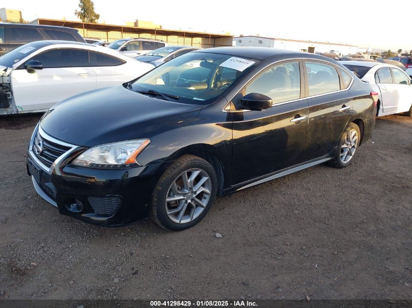 VIN 3N1AB7APXDL562437 2013 Nissan Sentra, SR no.2