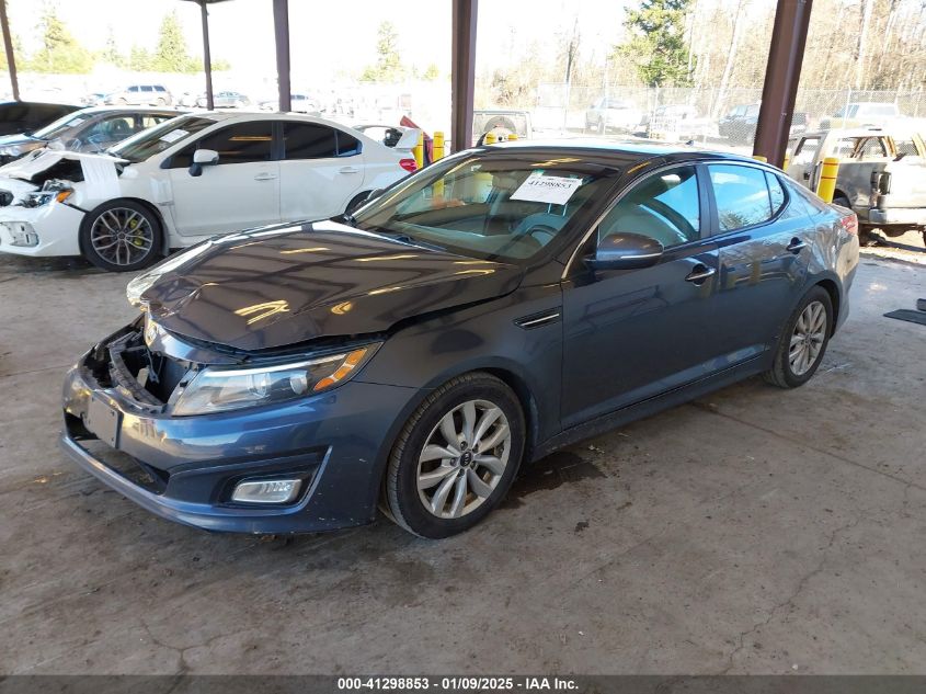 VIN KNAGM4A77F5615076 2015 KIA OPTIMA no.2