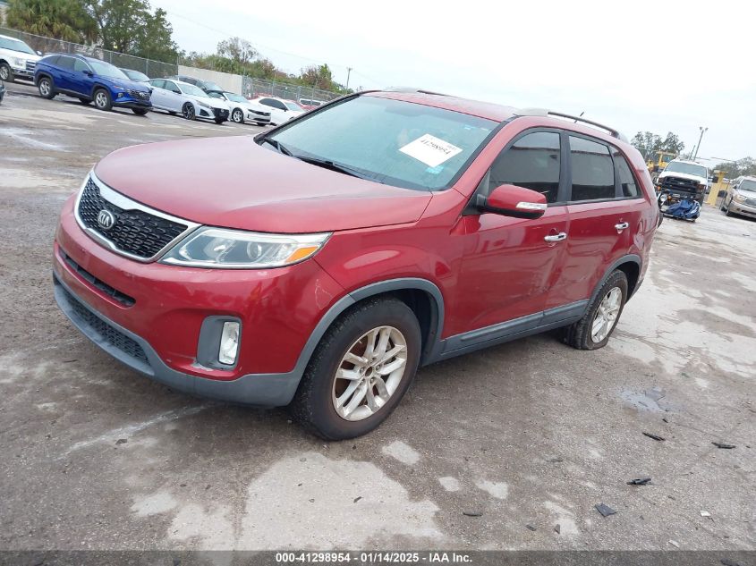 VIN 5XYKT3A67FG593475 2015 KIA SORENTO no.2