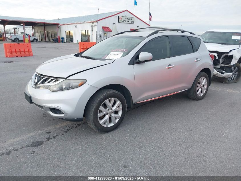 VIN JN8AZ1MUXEW406258 2014 NISSAN MURANO no.2