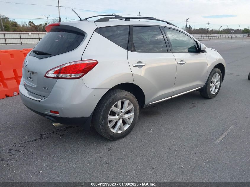 VIN JN8AZ1MUXEW406258 2014 NISSAN MURANO no.4