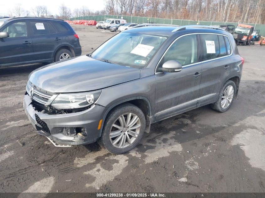 2013 VOLKSWAGEN TIGUAN SE - WVGBV3AX4DW608318