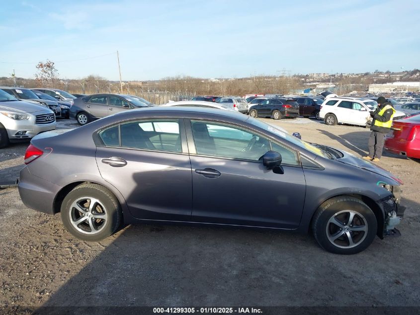 VIN 19XFB2F71FE240291 2015 HONDA CIVIC no.14