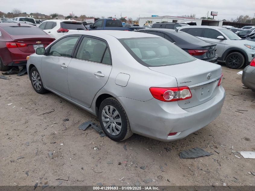 VIN 2T1BU4EE6DC021651 2013 TOYOTA COROLLA no.3