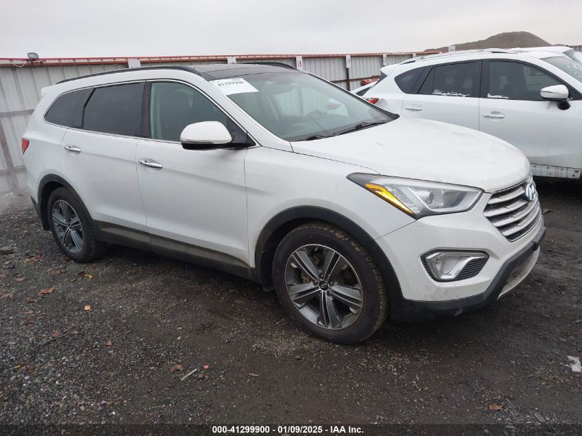 VIN KM8SRDHFXGU140070 2016 HYUNDAI SANTA FE no.1