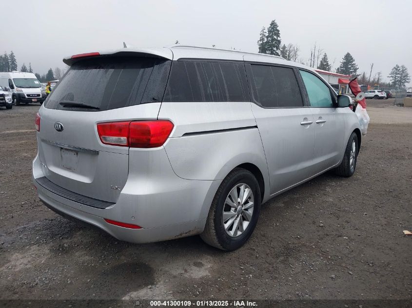 VIN KNDMB5C14G6155896 2016 KIA Sedona, LX no.4