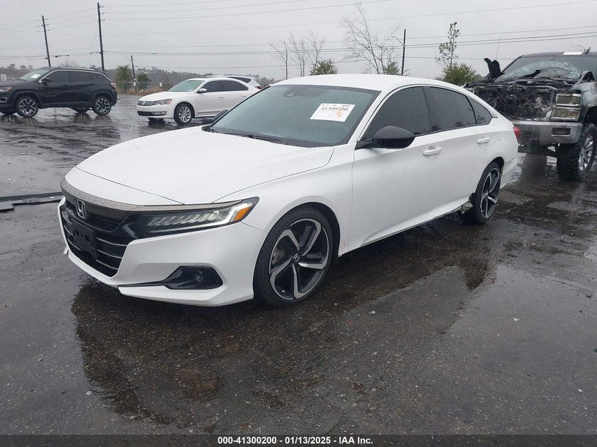 2022 HONDA ACCORD VIN: 1HGCV1F43NA055558