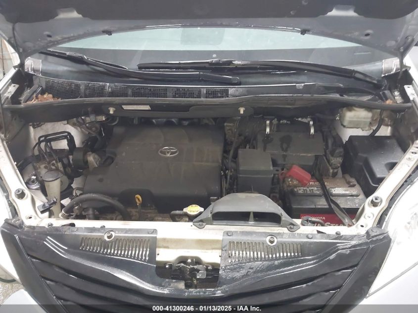 2011 Toyota Sienna Base V6 VIN: 5TDZK3DCXBS175024 Lot: 41300246