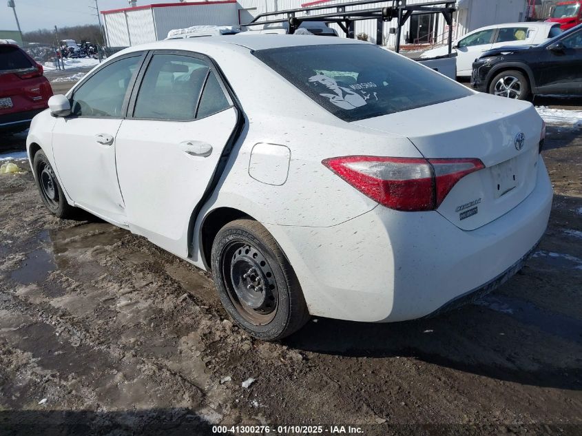 VIN 2T1BURHE3GC612405 2016 Toyota Corolla, LE no.3