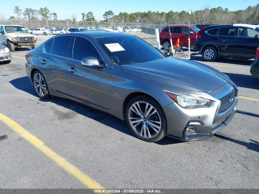 VIN JN1EV7AP6JM361418 2018 INFINITI Q50 no.1