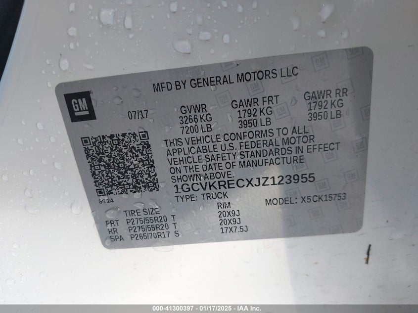 2018 CHEVROLET SILVERADO 1500 1LT - 1GCVKRECXJZ123955