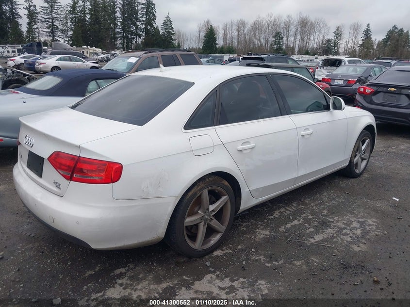 2009 AUDI A4 VIN: WAUMF78K49N029769