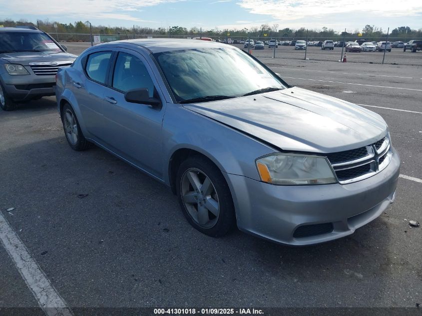 VIN 1C3CDZAB8DN657695 2013 DODGE AVENGER no.1