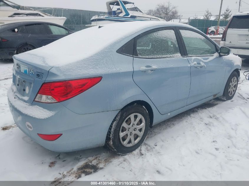 VIN KMHCT4AE2EU667718 2014 HYUNDAI ACCENT no.4