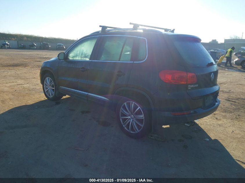 VIN WVGBV7AX6GW519359 2016 Volkswagen Tiguan, SE no.3