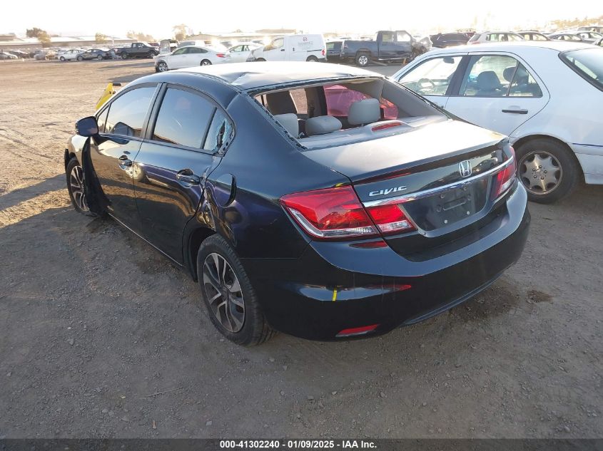 VIN 19XFB2F8XDE254048 2013 HONDA CIVIC no.3