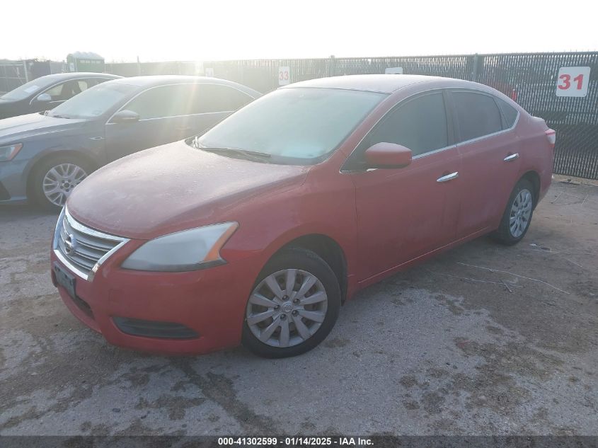 VIN 3N1AB7AP7EY324839 2014 NISSAN SENTRA no.2